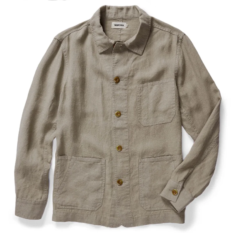 Men's Coats with VentilationThe Ojai Jacket in Arid Eucalyptus Hemp