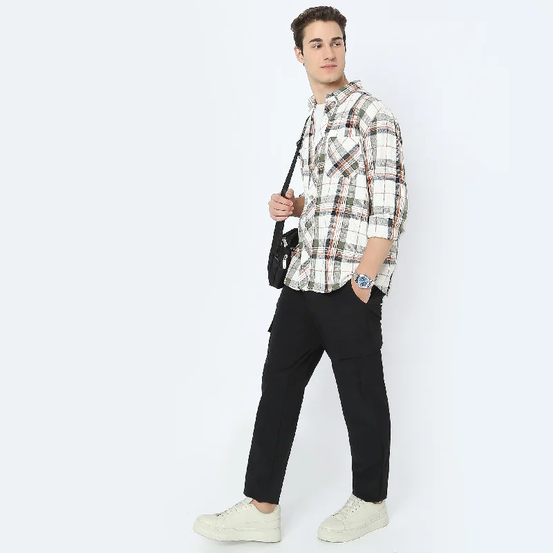 Men's Solid-Color Button-Down Shirts for VersatilityCheckered Modern Explorer Lumber Jack Casual Shirt Men's Solid-Color Button-Down Shirts for VersatilityCheckered Modern Explorer Lumber Jack Casual Shirt