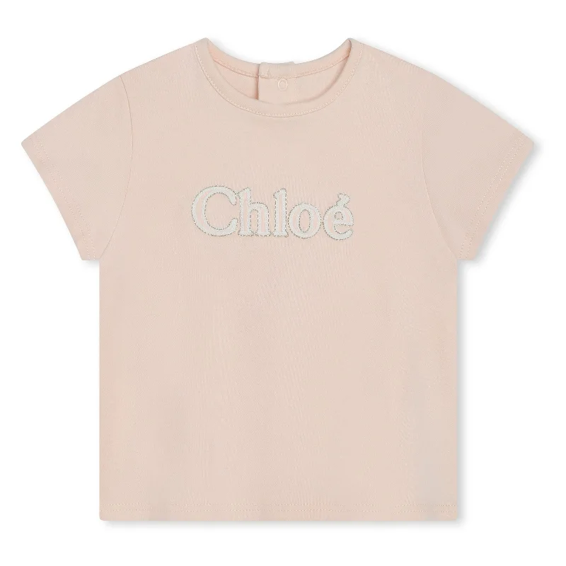 Athletic Men's Performance SweatersPink Embroidered Logo T-Shirt