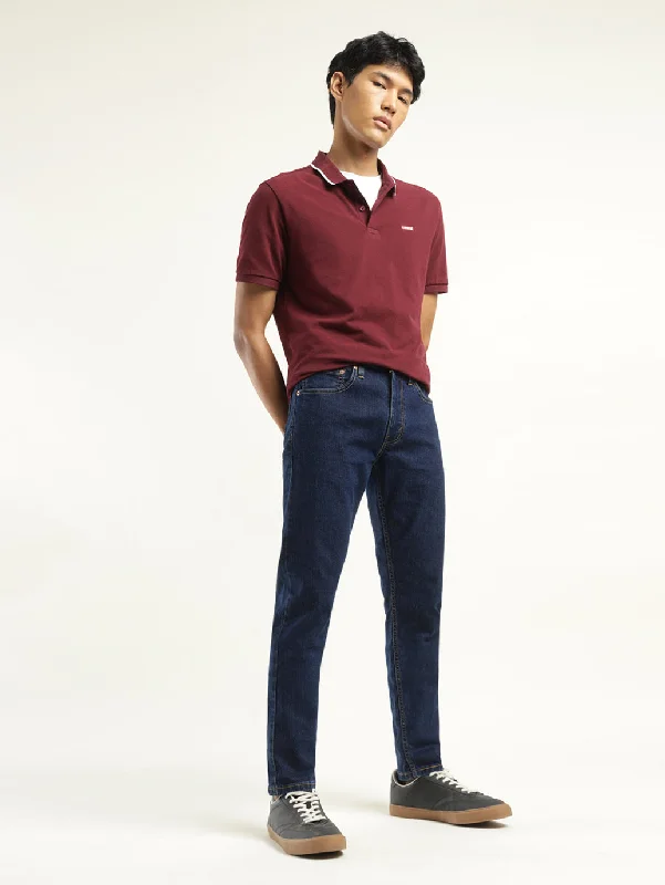 Men's Jeans with EmbroideryMen's 512 Slim Tapered Fit Indigo Jeans