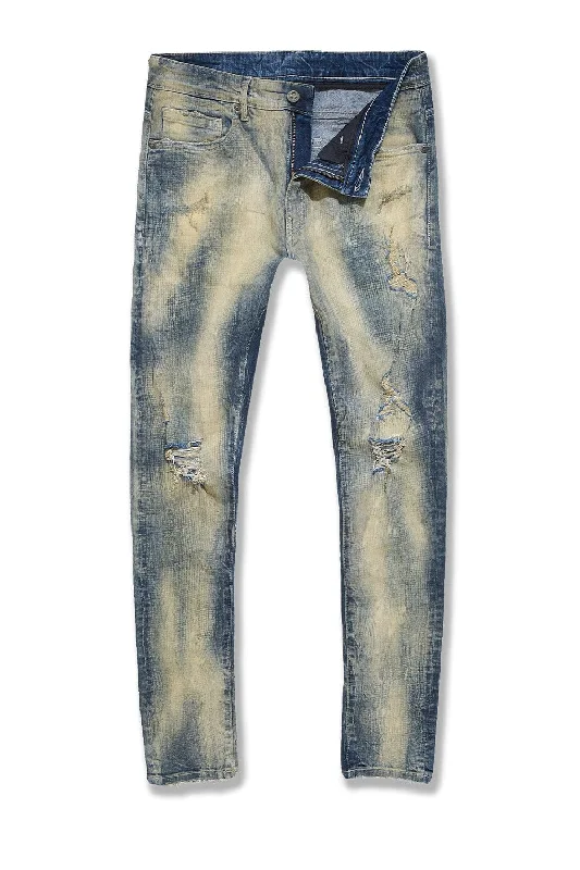 Men's Jeans Made from Recycled MaterialsBig Men's Sean Divergence Denim (Desert Storm)