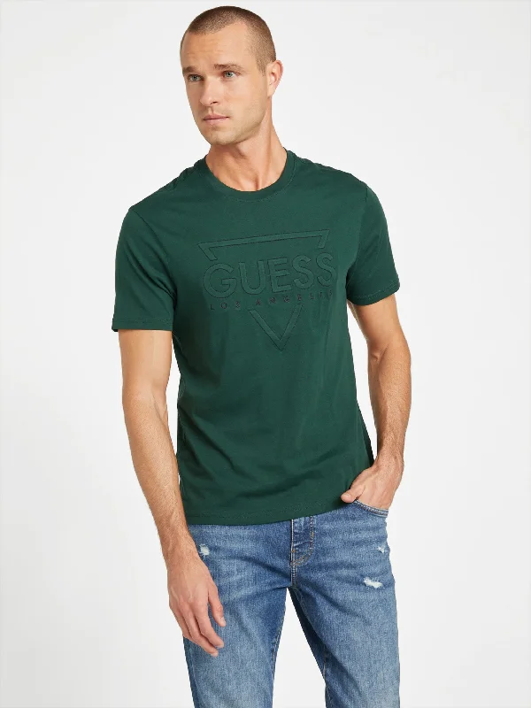 Men's Sweaters with Button-Down PlacketsEco Theon Logo Tee