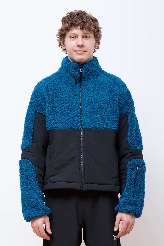 Men's Coats with Removable LiningsHeavy Duty Fleece Jacket Blueberry