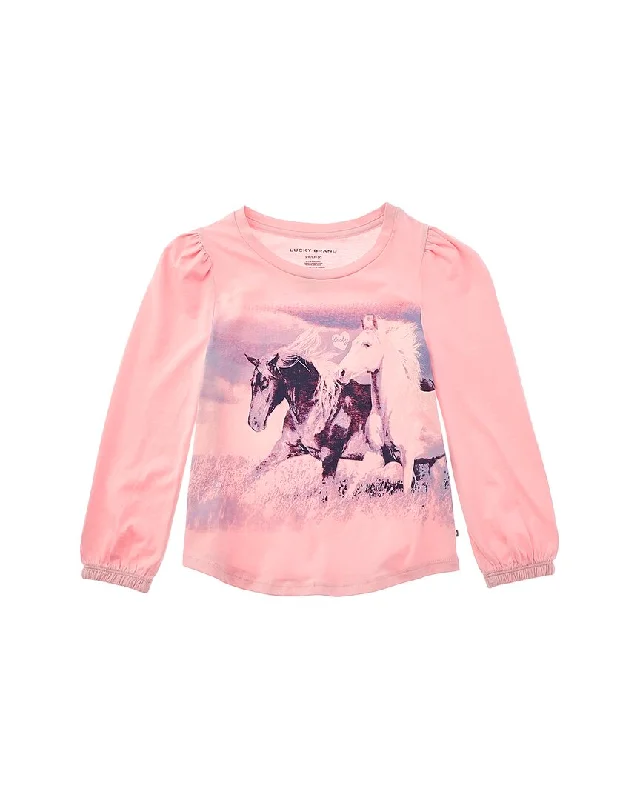 Men's Sweaters for Outdoor ActivitiesLucky Brand Horse T-Shirt
