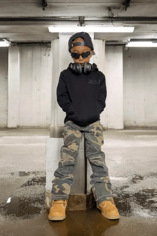 Baggy Cargo Men's JeansKids Stacked Tribeca Twill Pants (Woodland)