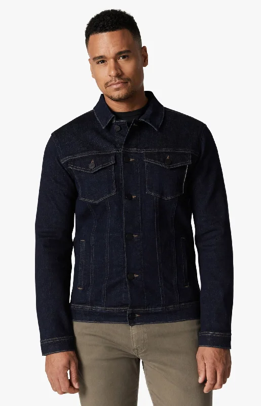 Men's Coats with Slim FitsTravis Jacket In Raw Selvedge