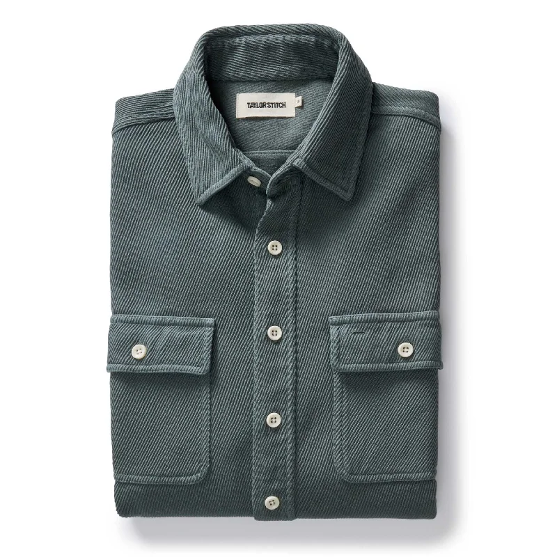 Men's Designer Dress Shirts for High-End FashionThe Ledge Shirt in Deep Sea Twill