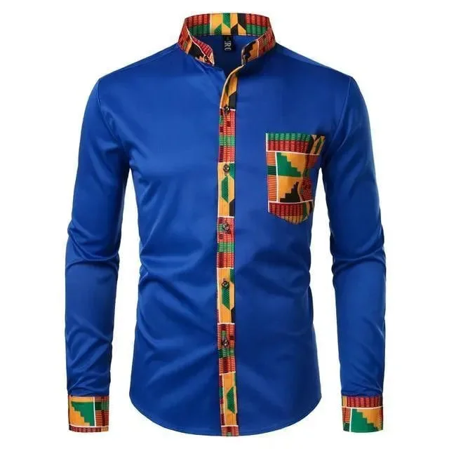 Men's Slim-Fit Shirts for a Flattering ShapeDashiki African Shirt For Men