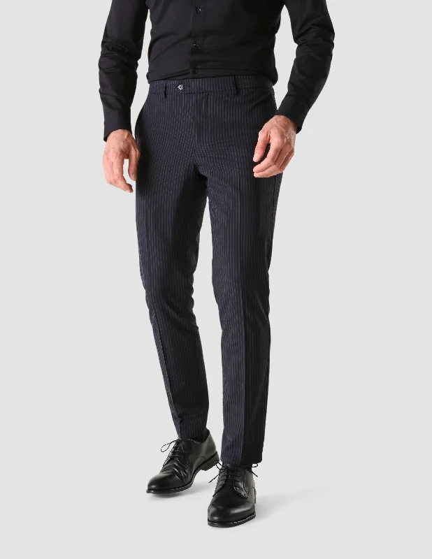 Durable Men's Work PantsEssential Suit Pants Regular Stanford Stripes