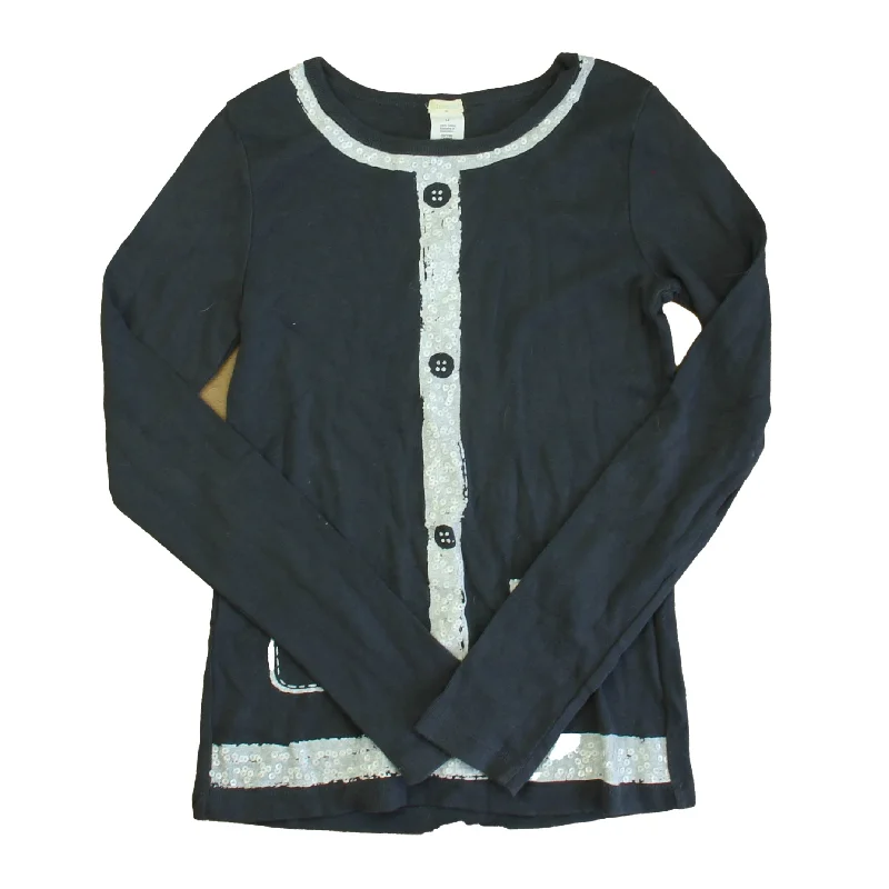 Men's Sweaters in Neutral ColorsCrewcuts Girls Gray | White Long Sleeve T-Shirt