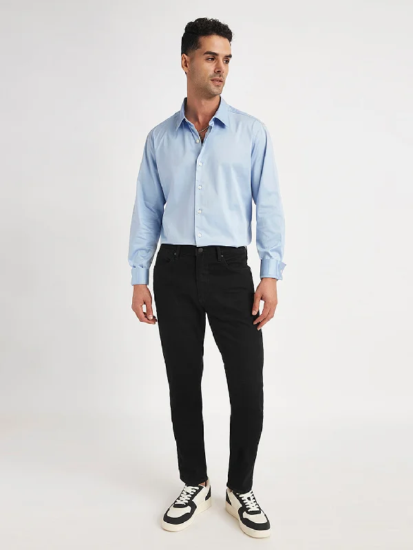 Men's Jeans with Elastic WaistbandsMen's 512 Slim Tapered Fit Black Jeans