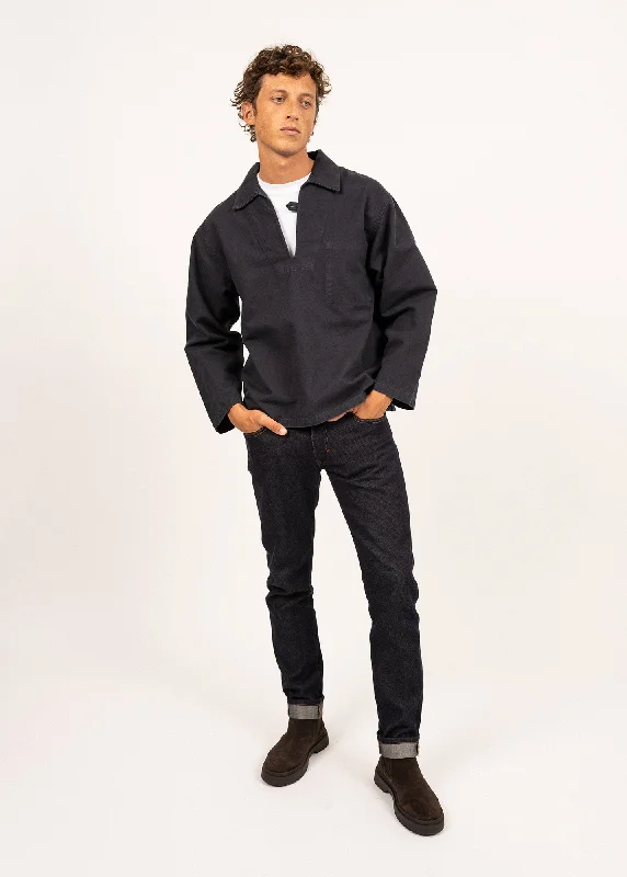 Classic Men's Trench CoatsNemo authentic sailor smock - in cotton canvas (MARINE)