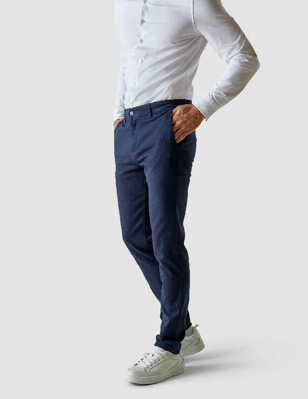 Men's Custom-Fit Pants for a Personalized TouchClassic Pants Regular Marine Blue