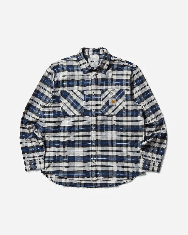 Men's Machine-Washable Shirts for ConvenienceMen's Tarbell Shirt Dark Navy / White