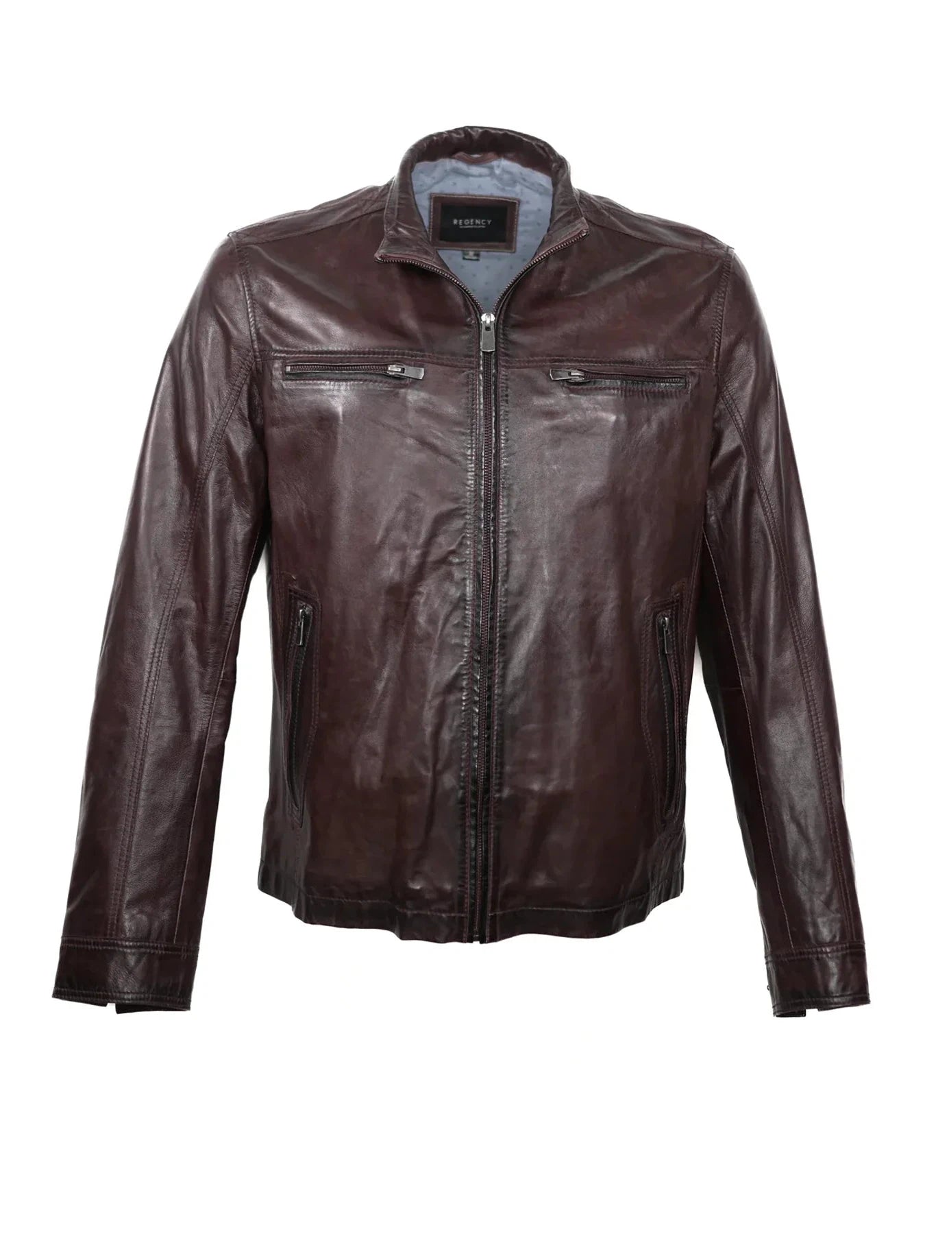 Best Men's Leather CoatsNash Leather Jacket- Oxblood