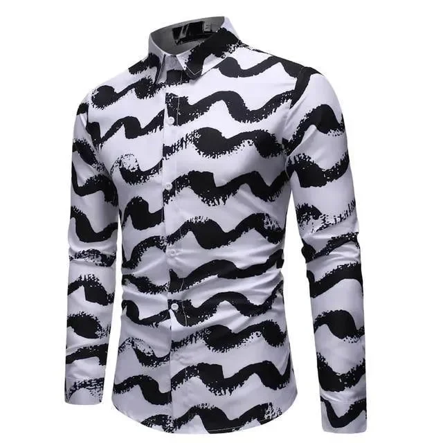 Men's Wrinkle-Free Shirts for Easy CareGalo Slim Fit Casual Shirt For Men