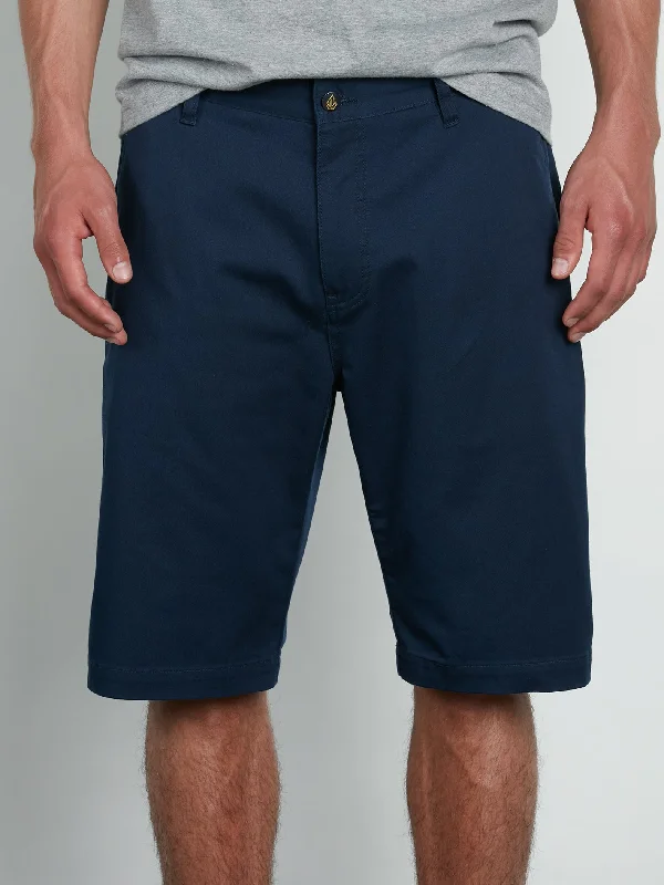 Men's Pants with Adjustable CuffsVmonty Stretch Shorts - Dark Navy