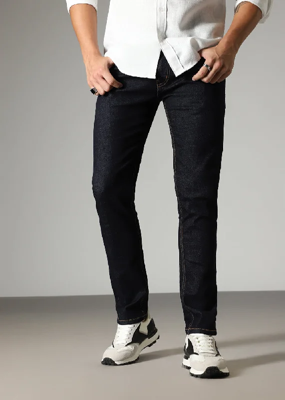 Casual Men's JeansAlice Blue Slim fit Jeans