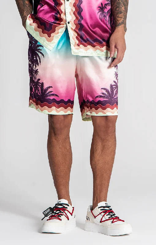 Men's Denim Shorts for SummerMulticolor Tropicana Shorts