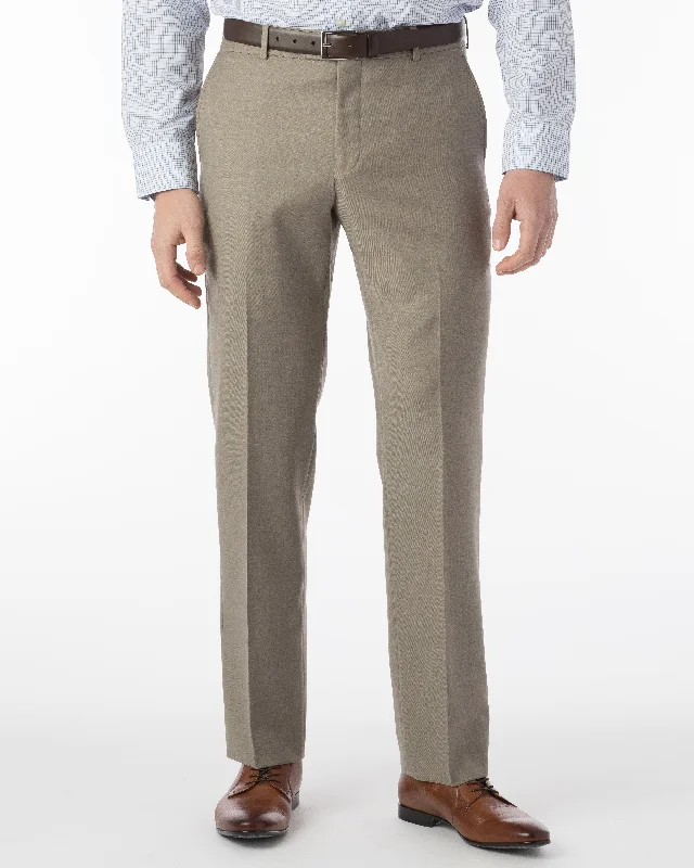 Men's Pants with Flap PocketsBallin Pants - Soho Super 120’s 4 Harness Serge - Taupe Men's Pants with Flap PocketsBallin Pants - Soho Super 120’s 4 Harness Serge - Taupe