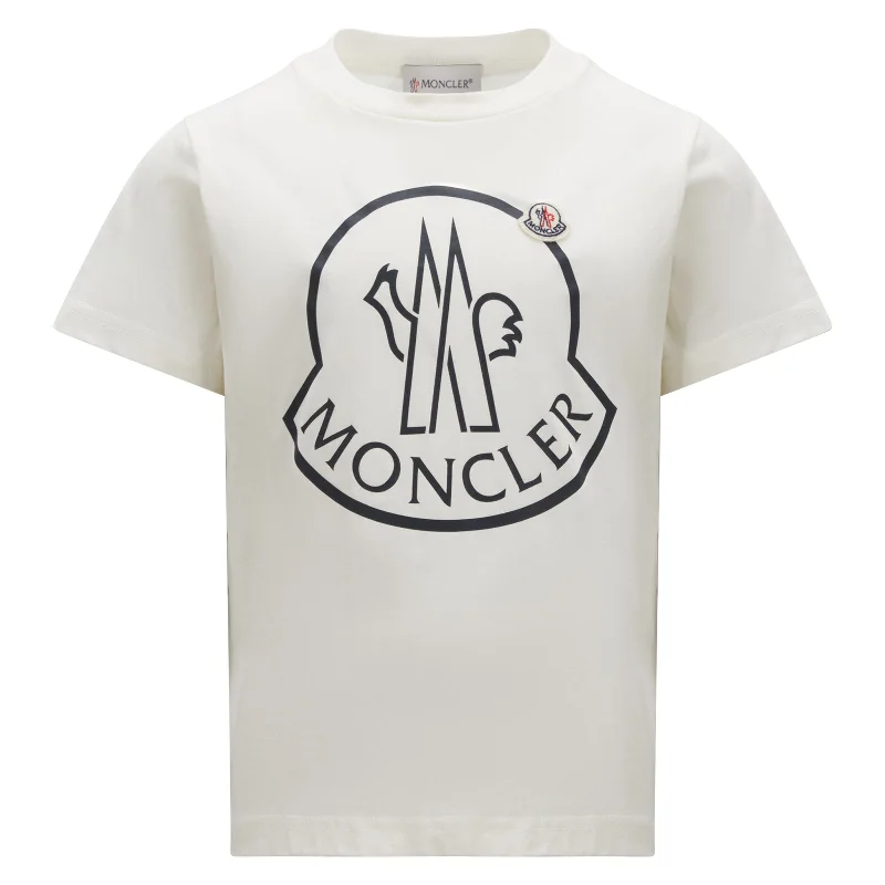 Men's Sweaters with SequinsWhite Logo T-Shirt