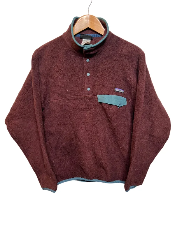 Weather-Resistant Men's CoatsPatagonia Mens Burgundy Fleece (Size XS)