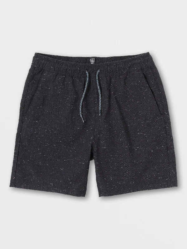 Men's Pants with Side PocketsBig Boys Frickin Mix Elastic Waist Shorts - New Black