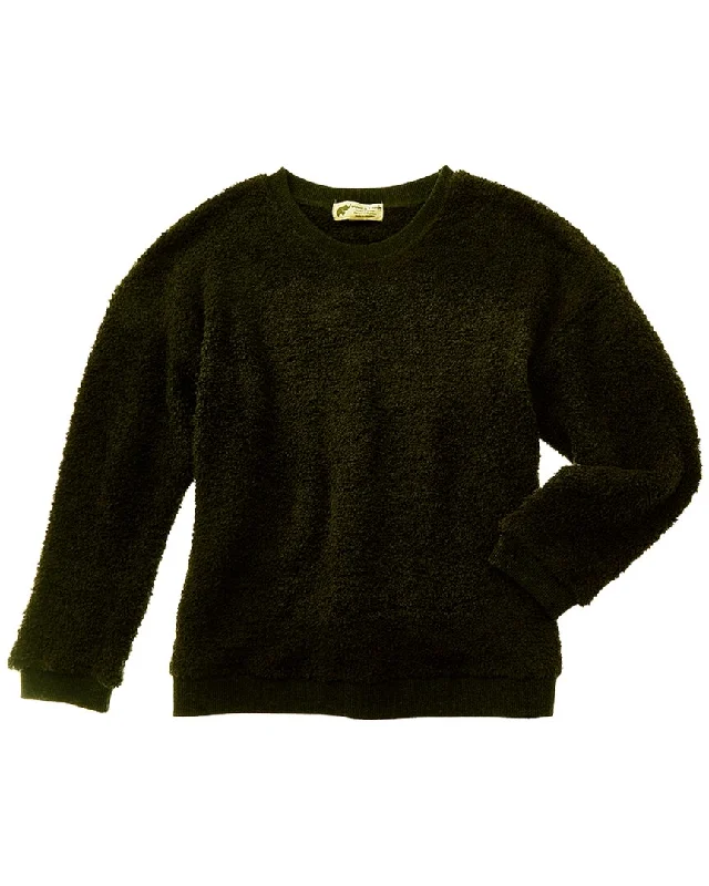 Cozy Men's Cable-Knit SweatersMonica + Andy Brushed Yarn Sporty Sweatshirt