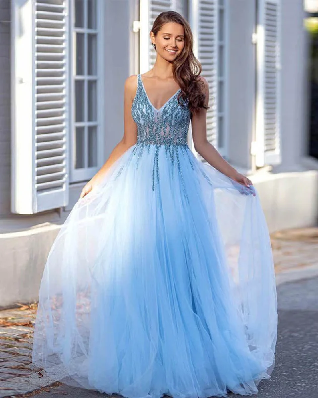 Striped DressStylish Beading Blue Long Graudation Dress For Girls Senior Prom Gown,Wedding Party Dress PL10405 Striped DressStylish Beading Blue Long Graudation Dress For Girls Senior Prom Gown,Wedding Party Dress PL10405