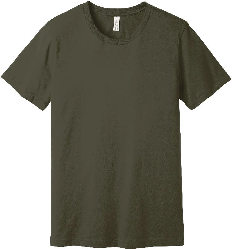 Men's Three-Quarter Sleeved TopsBELLA+CANVAS Unisex Jersey Short Sleeve Tee - Dark Olive