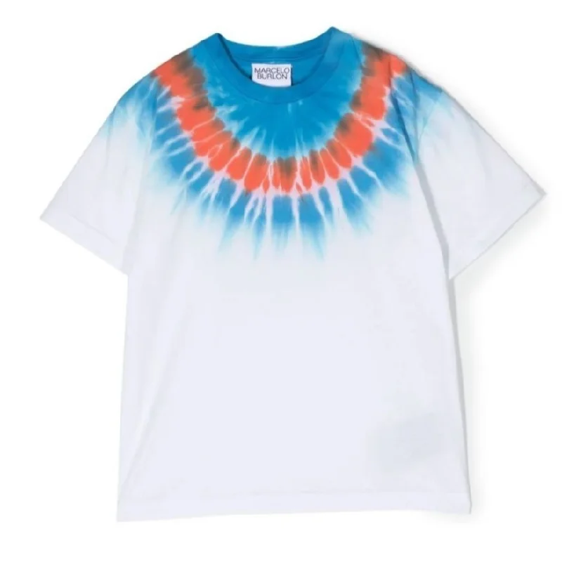 Elegant Men's Shawl-Collar SweatersWhite Tie-Dye Cotton T-Shirt