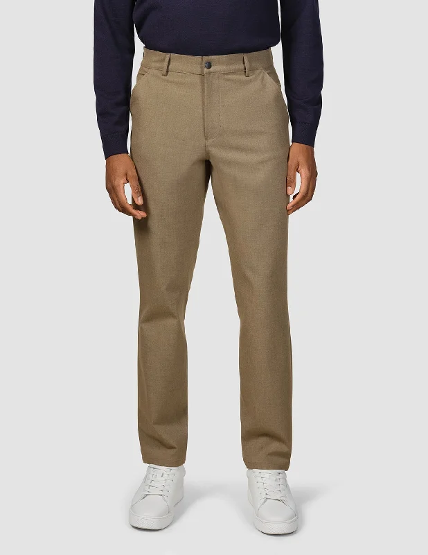 Comfortable Men's JoggersEssential Pants Regular Vintage Brown Melange