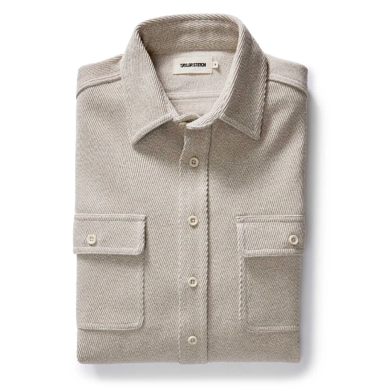 Men's Hunting Shirts for Camouflage and ComfortThe Ledge Shirt in Flax Twill