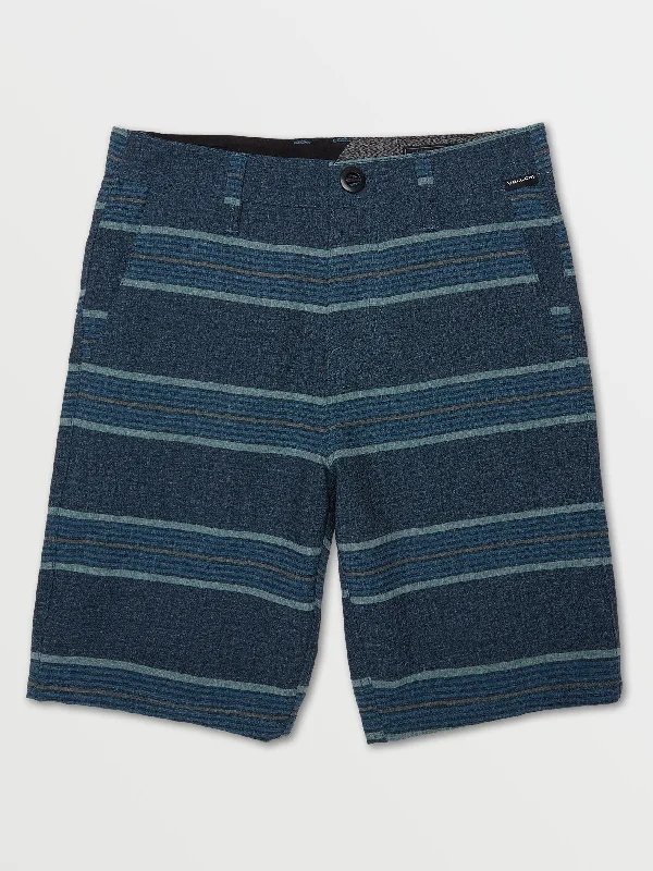 Versatile Men's ShortsBig Boys Frickin Surf N' Turf Mix Hybrid Shorts - Navy