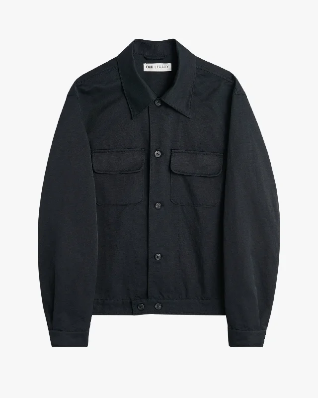 Men's Coats Made in ItalyCoach Jacket - Deluxe Black