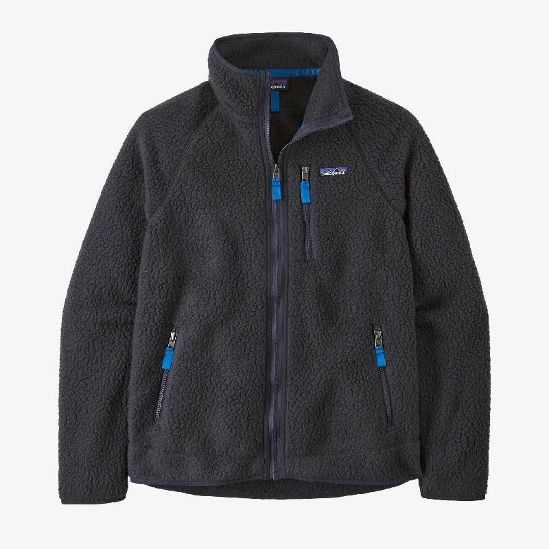 Men's Coats for Snowy WeatherPatagonia Retro Pile Jacket-Pitch Blue w/Endless Blue