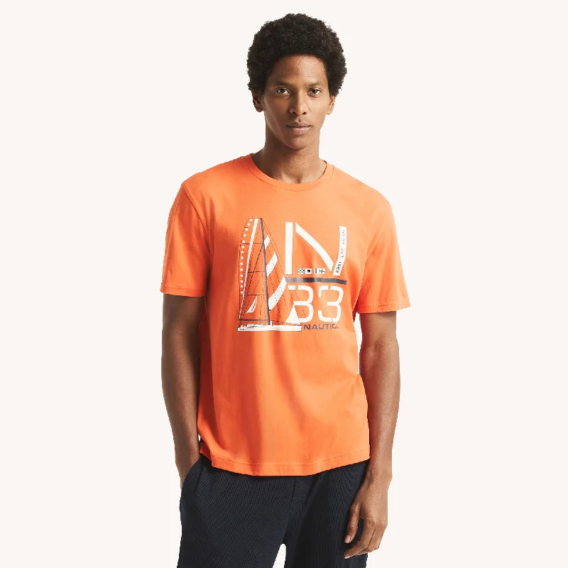 Fashionable Men's Crew-Neck SweatersNautica Mens Sailboat Sleep T-Shirt