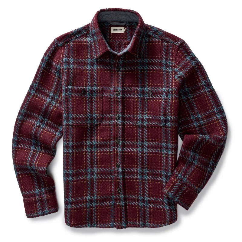 Men's Tailored Shirts for a Sharp AppearanceThe Cutter Overshirt in Port Plaid