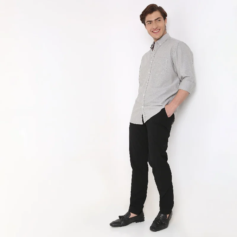 Men's Limited Edition Shirts for ExclusivitySlim Fit Solid Shirt