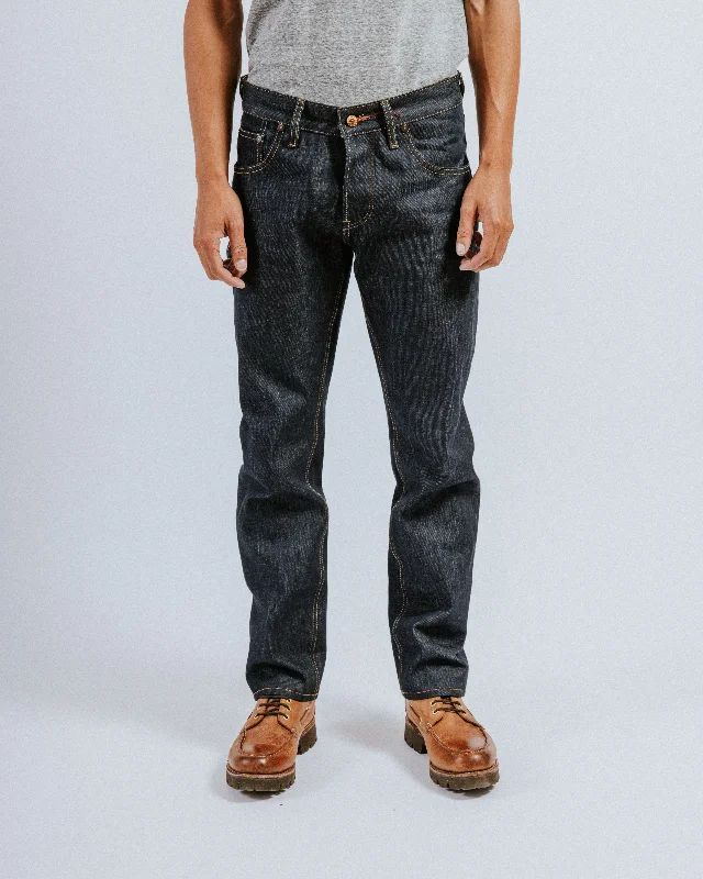Zip-Fly Men's JeansThe V-Fit - Tapered - Organic Denim.