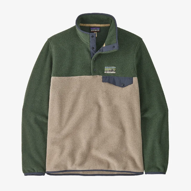 Men's Coats with Down InsulationPatagonia LW Synch Snap-T P/O Jacket-Seabird Grey