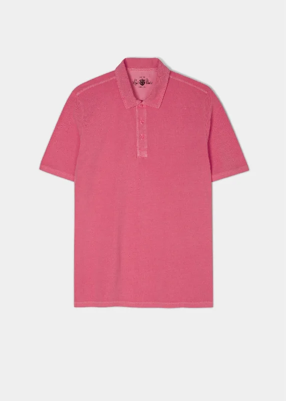 Men's Unique and Designer Bottom Wear for a Statement LookWeymouth Washed Effect Polo Shirt In Calypso Men's Unique and Designer Bottom Wear for a Statement LookWeymouth Washed Effect Polo Shirt In Calypso