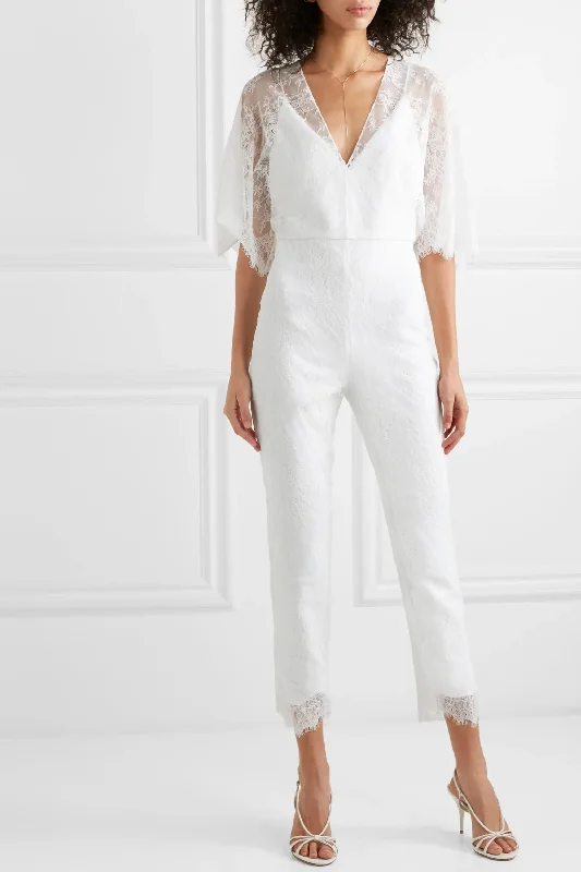 women's high-end dressesLace Plus Size Casual Wedding Jumpsuit Summer Beach