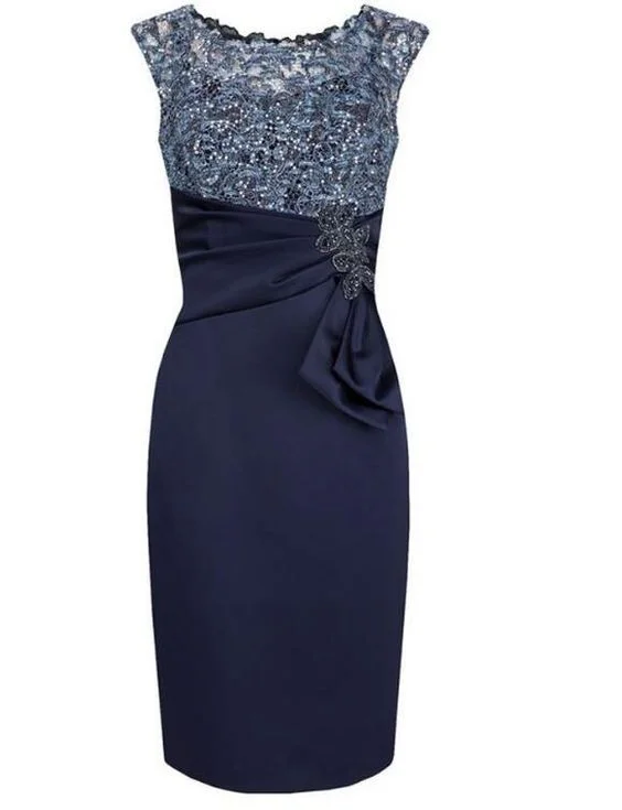 women's casual Friday dressesCap Sleeves Sheath Mother of the Bride Dresses with Lace Sequins Homecoming Dresses cg23432 women's casual Friday dressesCap Sleeves Sheath Mother of the Bride Dresses with Lace Sequins Homecoming Dresses cg23432