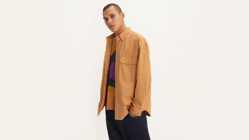 Men's Machine-Washable Shirts for ConvenienceLevi’s® Skateboarding Men’s Woven Long-Sleeve Shirt Men's Machine-Washable Shirts for ConvenienceLevi’s® Skateboarding Men’s Woven Long-Sleeve Shirt