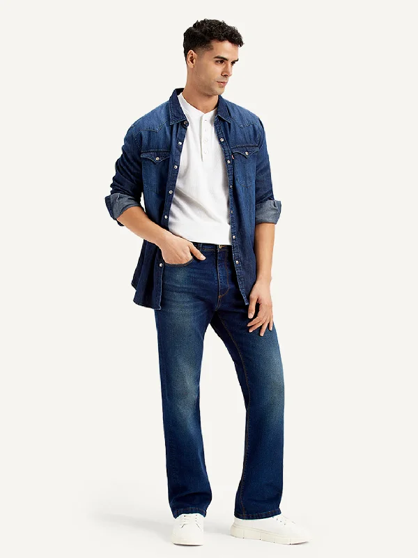 Sustainable Men's JeansMen's 527 Slim Bootcut Fit Navy Jeans