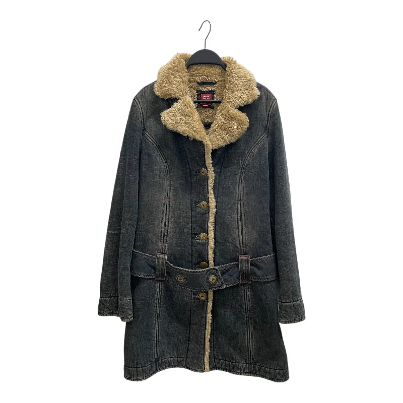 Affordable Men's JeansMISS SIXTY/Coat/M/Cotton/IDG/Short Length/Denim w/ Faux fur inside Affordable Men's JeansMISS SIXTY/Coat/M/Cotton/IDG/Short Length/Denim w/ Faux fur inside