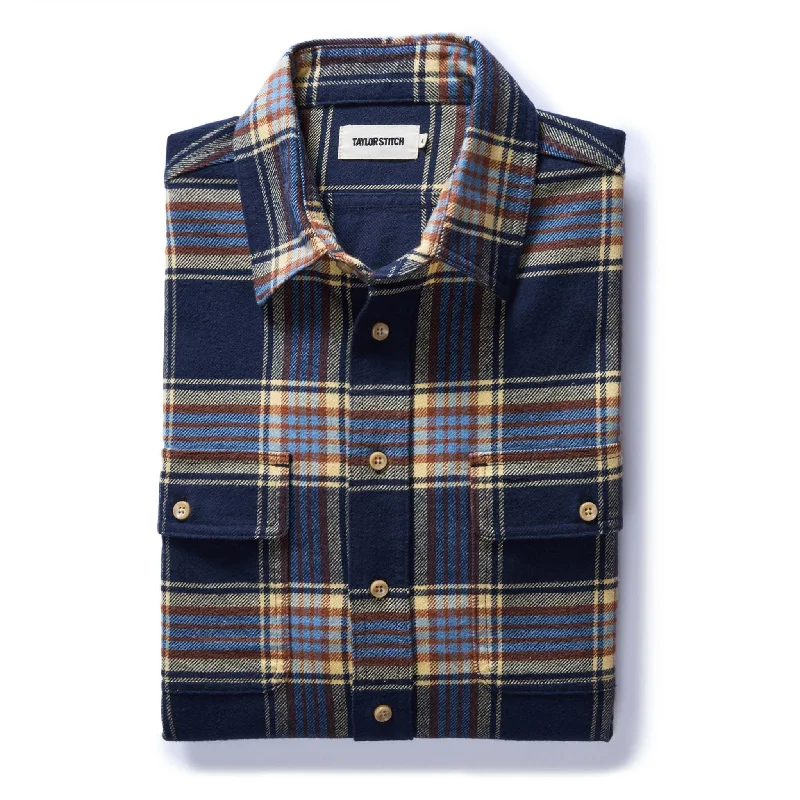 Men's Insulated Shirts for Cold WeatherThe Ledge Shirt in River Plaid