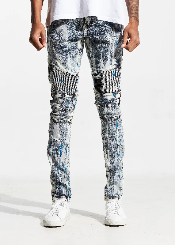 Dark Indigo Men's JeansSkywalker Biker (Inked Blue)