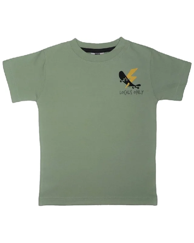 Men's Sweaters with High-Neck DesignsMish Mish Locals Only T-Shirt